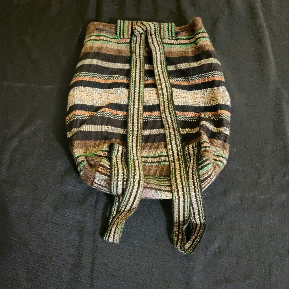 Striped Multicolor Backpack - Picture 2 of 4